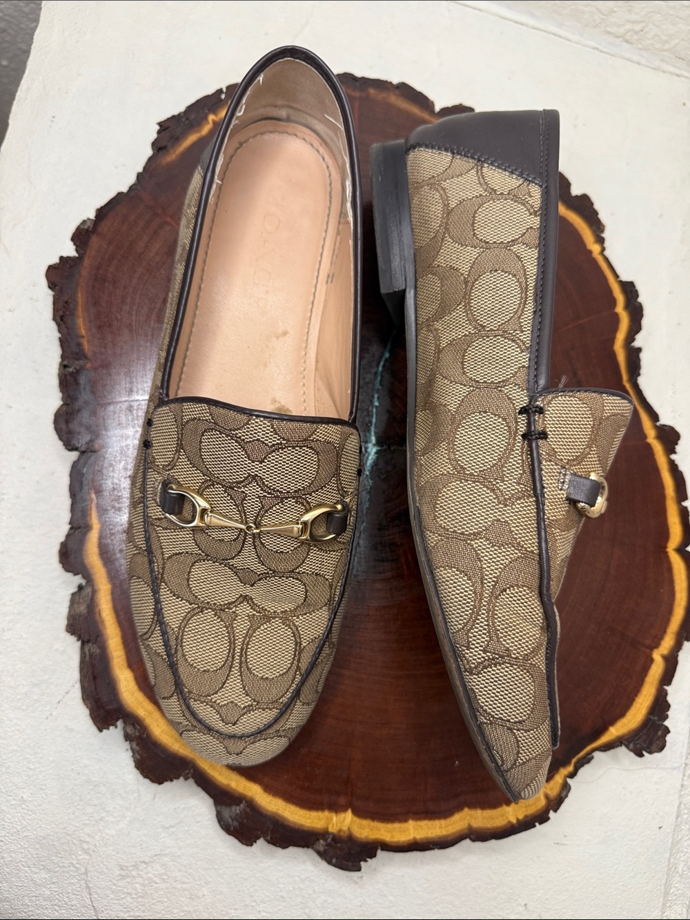 COACH Haley Signature Jacquard Loafers